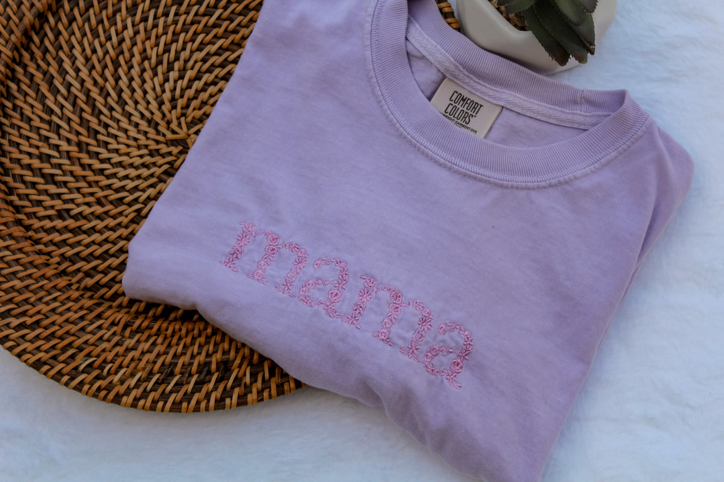 mama flower T-shirt