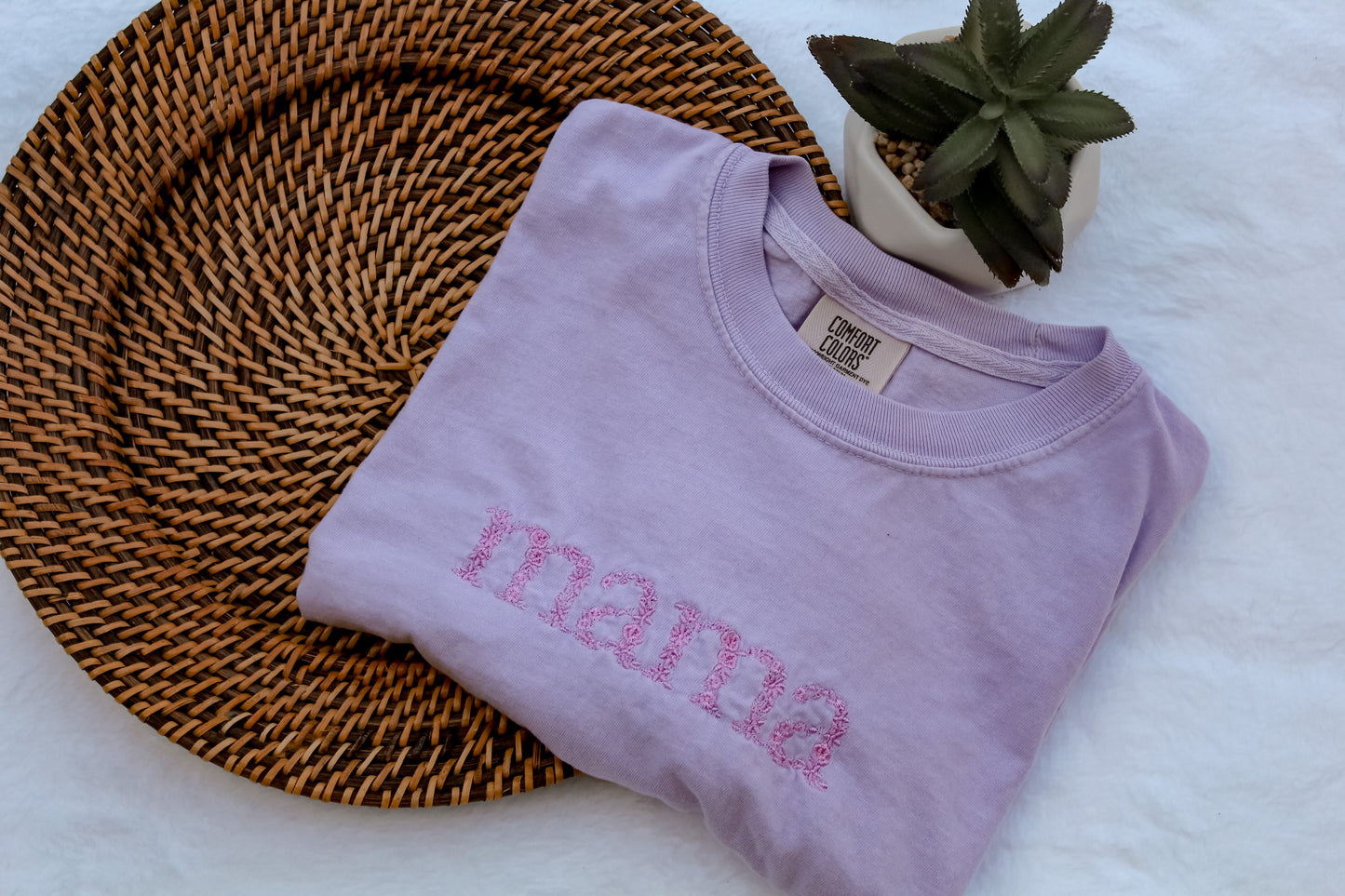 mama flower T-shirt